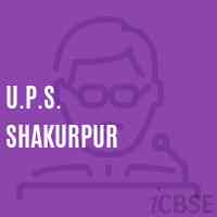 U.P.S. Shakurpur Middle School Logo