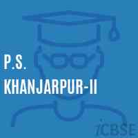 P.S. Khanjarpur-Ii Primary School Logo