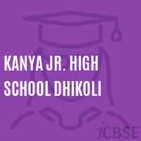 Kanya Jr. High School Dhikoli Logo