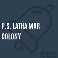 P.S. Latha Mar Colony Primary School Logo
