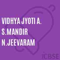 Vidhya Jyoti A. S.Mandir N.Jeevaram Primary School Logo