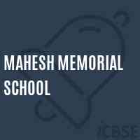 Mahesh Memorial School Logo