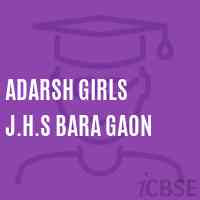 Adarsh Girls J.H.S Bara Gaon Secondary School Logo