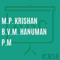 M.P. Krishan B.V.M. Hanuman P.M Middle School Logo