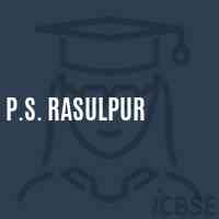P.S. Rasulpur Primary School Logo
