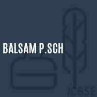 Balsam P.Sch Primary School Logo
