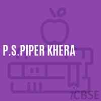 P.S.Piper Khera Primary School Logo