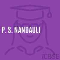 P. S. Nandauli Primary School Logo