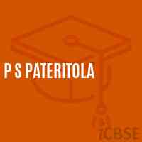 P S Pateritola Primary School Logo