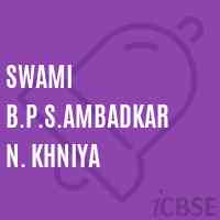 Swami B.P.S.Ambadkar N. Khniya Primary School Logo