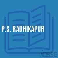 P.S. Radhikapur Primary School Logo