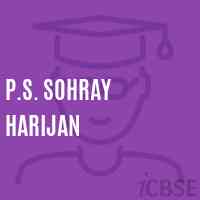 P.S. Sohray Harijan Primary School Logo