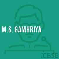 M.S. Gamhriya Middle School Logo