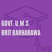 Govt. U.M.S. Brit Barharawa Middle School Logo