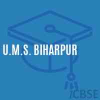 U.M.S. Biharpur Middle School Logo