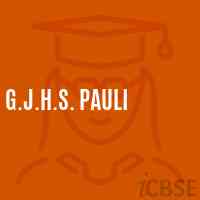 G.J.H.S. Pauli Middle School Logo