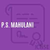 P.S. Mahulani Primary School Logo
