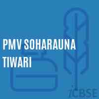 Pmv Soharauna Tiwari Middle School Logo