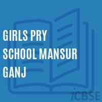 Girls Pry School Mansur Ganj Logo