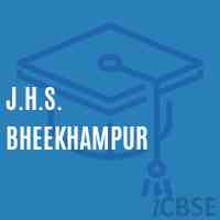 J.H.S. Bheekhampur Middle School Logo