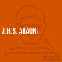 J.H.S. Akauni Middle School Logo