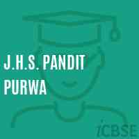 J.H.S. Pandit Purwa Middle School Logo