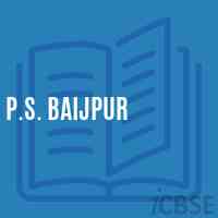 P.S. Baijpur Primary School Logo