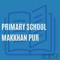 Primary School Makkhan Pur Logo