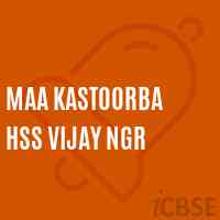 Maa Kastoorba Hss Vijay Ngr Senior Secondary School Logo