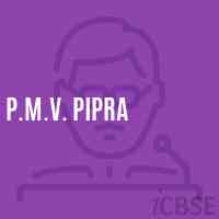 P.M.V. Pipra Middle School Logo