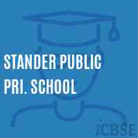 Stander Public Pri. School Logo