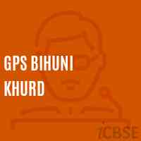 Gps Bihuni Khurd Primary School Logo