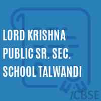 Lord Krishna Public Sr. Sec. School Talwandi Logo