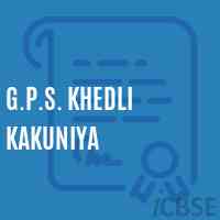 G.P.S. Khedli Kakuniya Primary School Logo