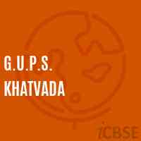 G.U.P.S. Khatvada Middle School Logo