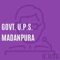 Govt. U.P.S. Madanpura Middle School Logo