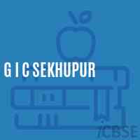 G I C Sekhupur High School Logo