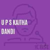 U P S Kaitha Dandi Middle School Logo