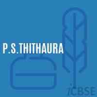 P.S.Thithaura Primary School Logo