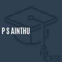 P S Ainthu Primary School Logo