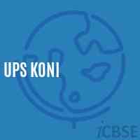 Ups Koni Middle School Logo