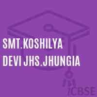 Smt.Koshilya Devi Jhs.Jhungia Middle School Logo