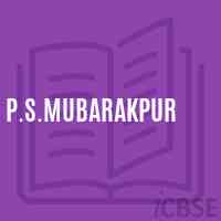 P.S.Mubarakpur Primary School Logo
