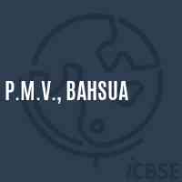 P.M.V., Bahsua Middle School Logo