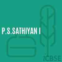 P.S.Sathiyan I Primary School Logo