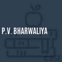 P.V. Bharwaliya Primary School Logo