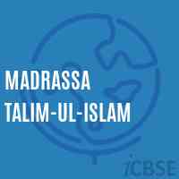 Madrassa Talim-Ul-Islam Senior Secondary School Logo