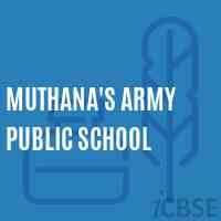 Muthana'S Army Public School Logo