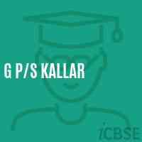 G P/s Kallar Middle School Logo
