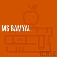 Ms Bamyal Middle School Logo
